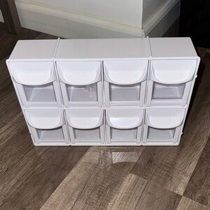 White Multi Drawer Storage Organizer